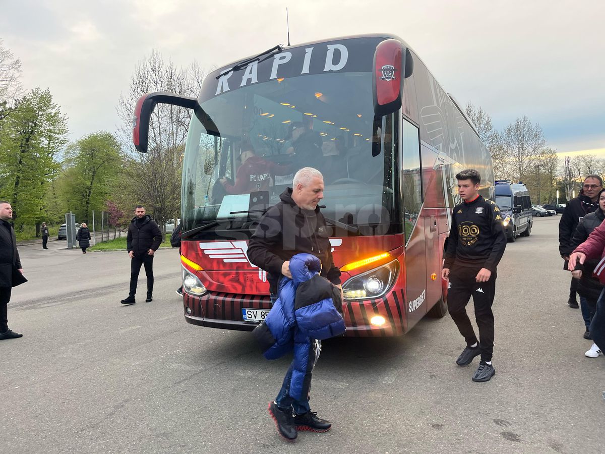 Imagini înainte de meci, Rapid - Dinamo