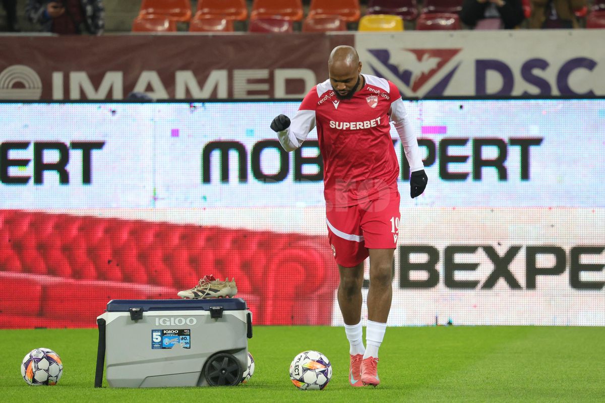 Imagini de la încălzire, Rapid - Dinamo