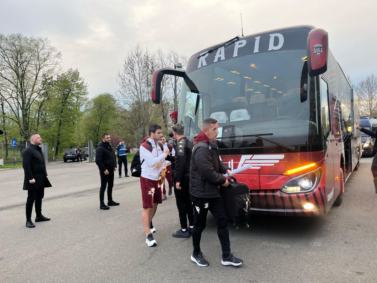 Imagini înainte de meci, Rapid - Dinamo