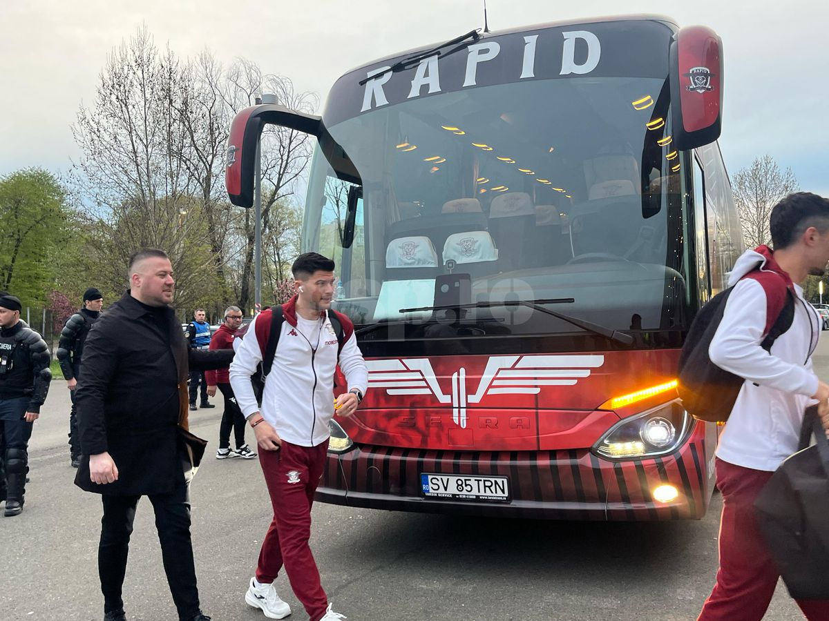 Imagini înainte de meci, Rapid - Dinamo