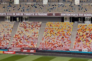 Arena Națională a fost din nou modificată, înainte de Rapid - Dinamo: imagini din vestiar și din tribune