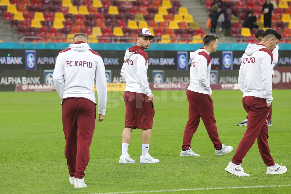 Imagini înainte de meci, Rapid - Dinamo