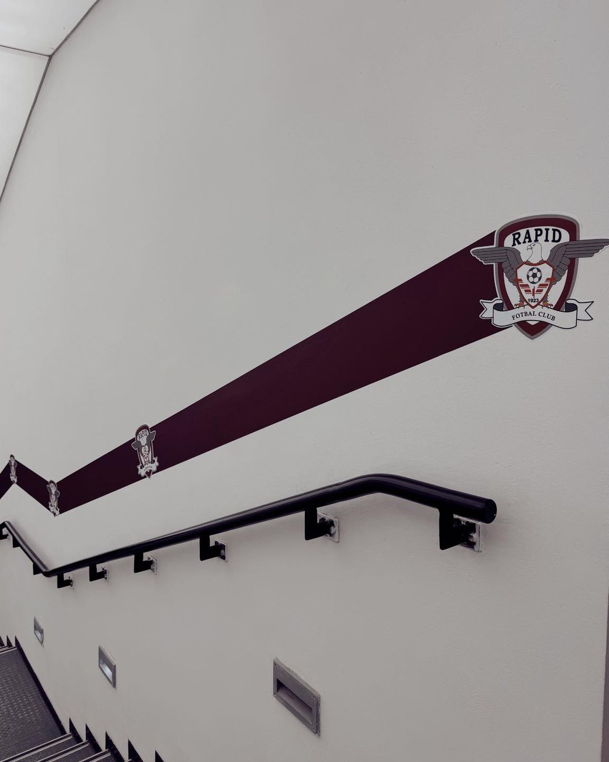 Arena Națională, cu însemnele Rapidului la derby-ul cu Dinamo