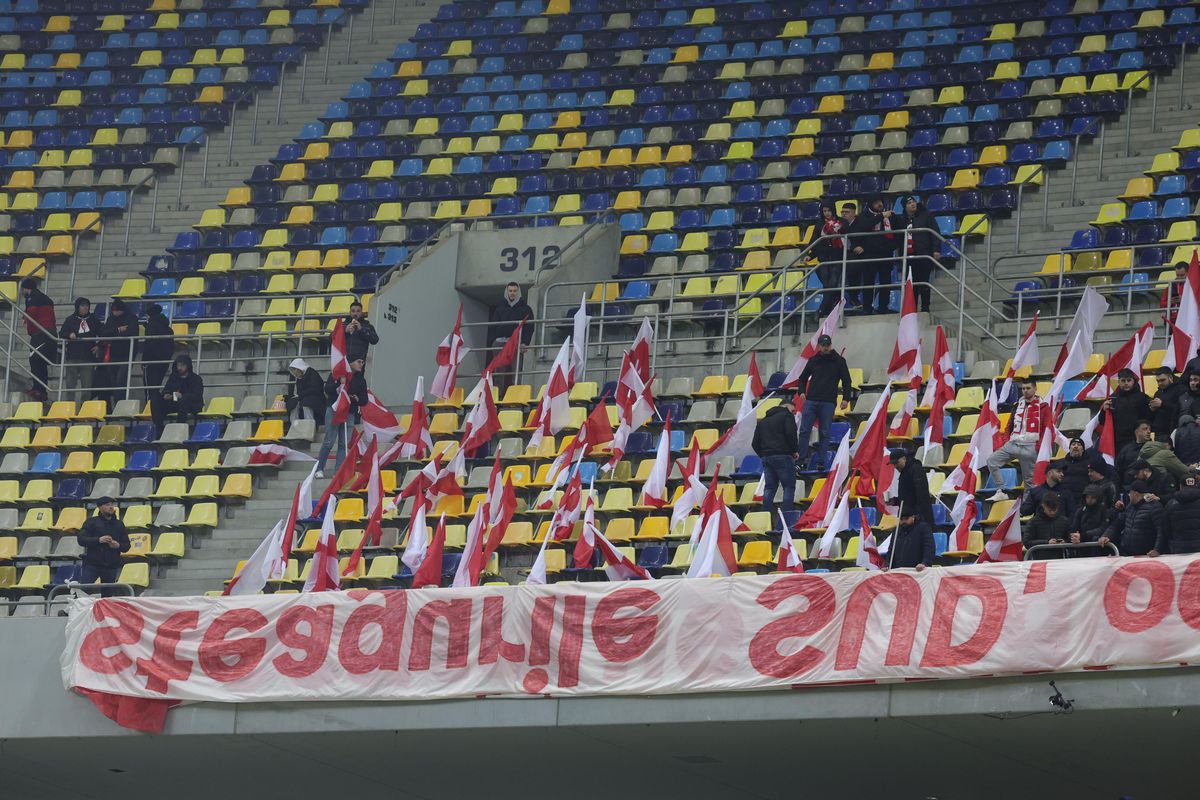 Imagini de la Rapid - Dinamo, înainte de meci