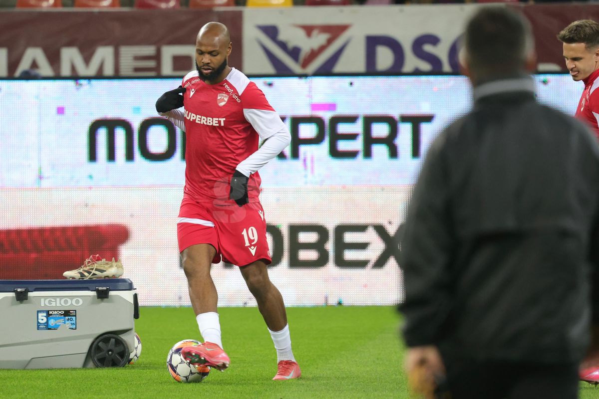 Imagini de la încălzire, Rapid - Dinamo