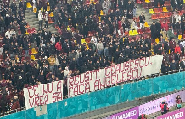 Cum a comentat căpitanul Rapidului mesajele afișate de către suporteri la adresa conducerii: „Țin să le mulțumesc”