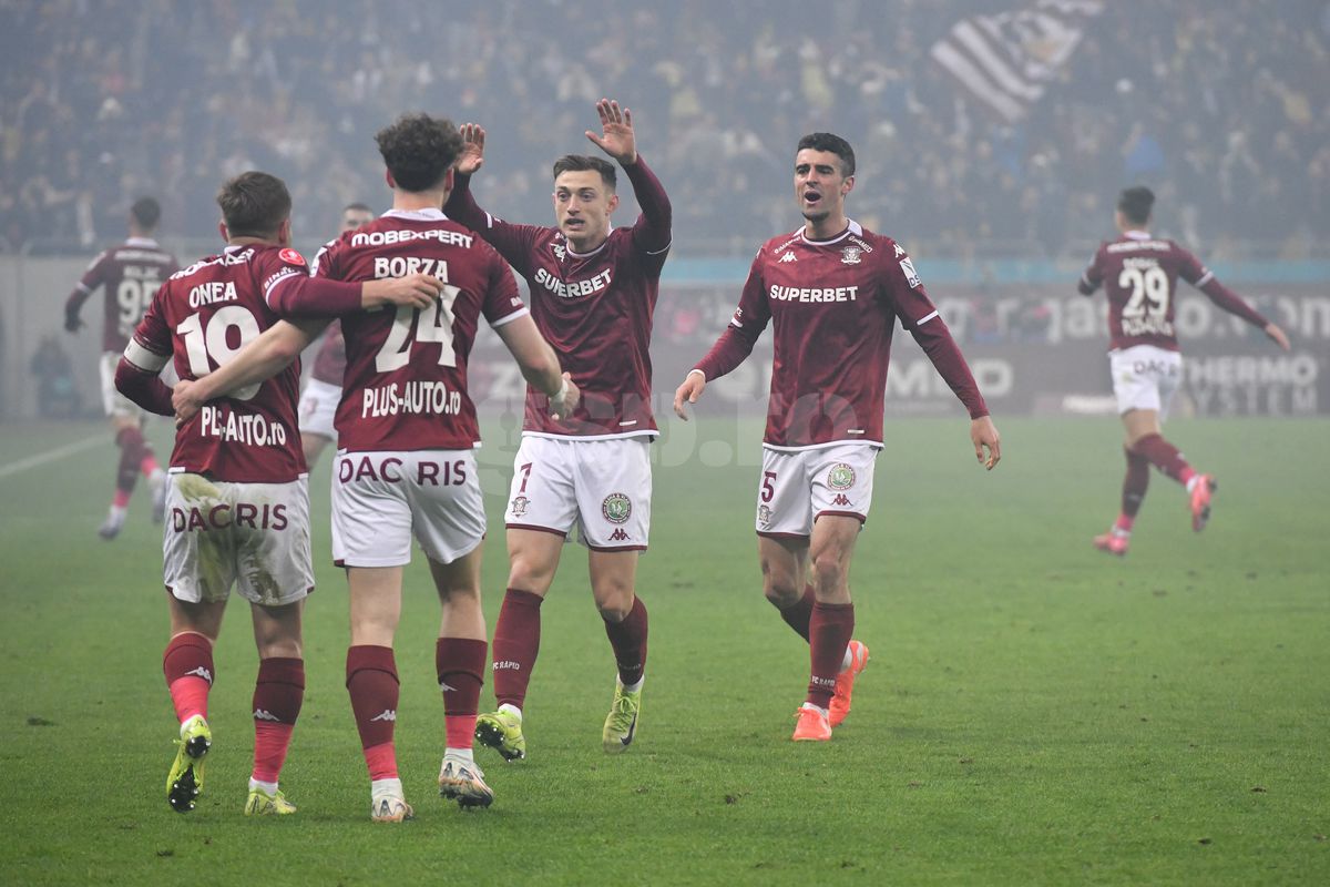 Golul Rapidului în meciul cu Dinamo / foto: Cristi Preda