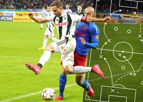 Cum a încercat Sabău să o surprindă pe FCSB » Rombul „imperfect” nu a funcționat