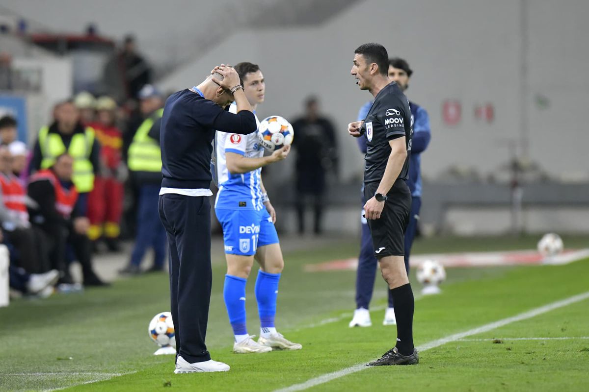 Universitatea Craiova - CFR Cluj, imagini de joc