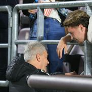 Cristiano Bergodi, revedere cu un fost elev la finalul meciului dintre Rapid și Universitatea Cluj / foto: Ionuț Iordache GSP