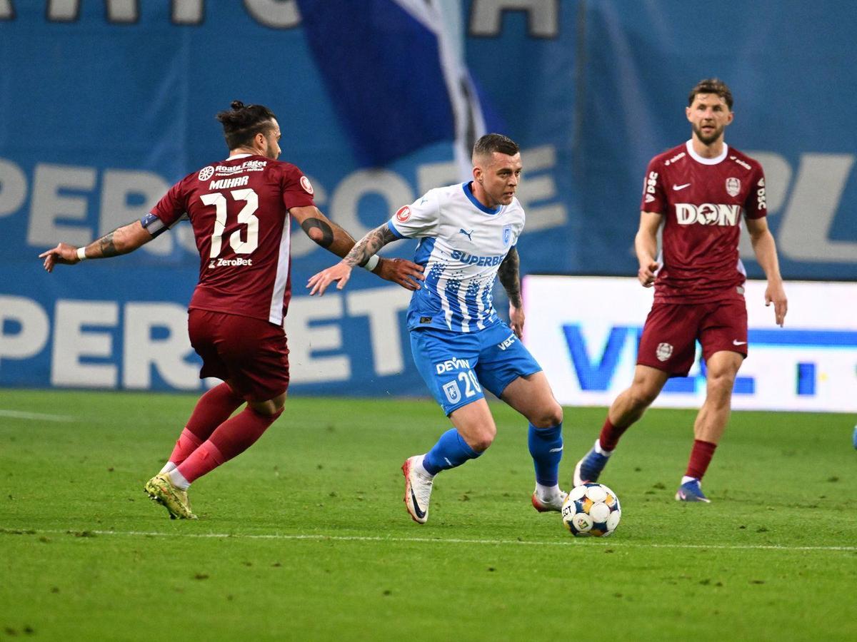 Universitatea Craiova - CFR Cluj, imagini de joc