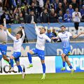 Oltenii, la finalul victoriei cu CFR Cluj, scor 2-0 // foto: Cristi Preda (GSP)
