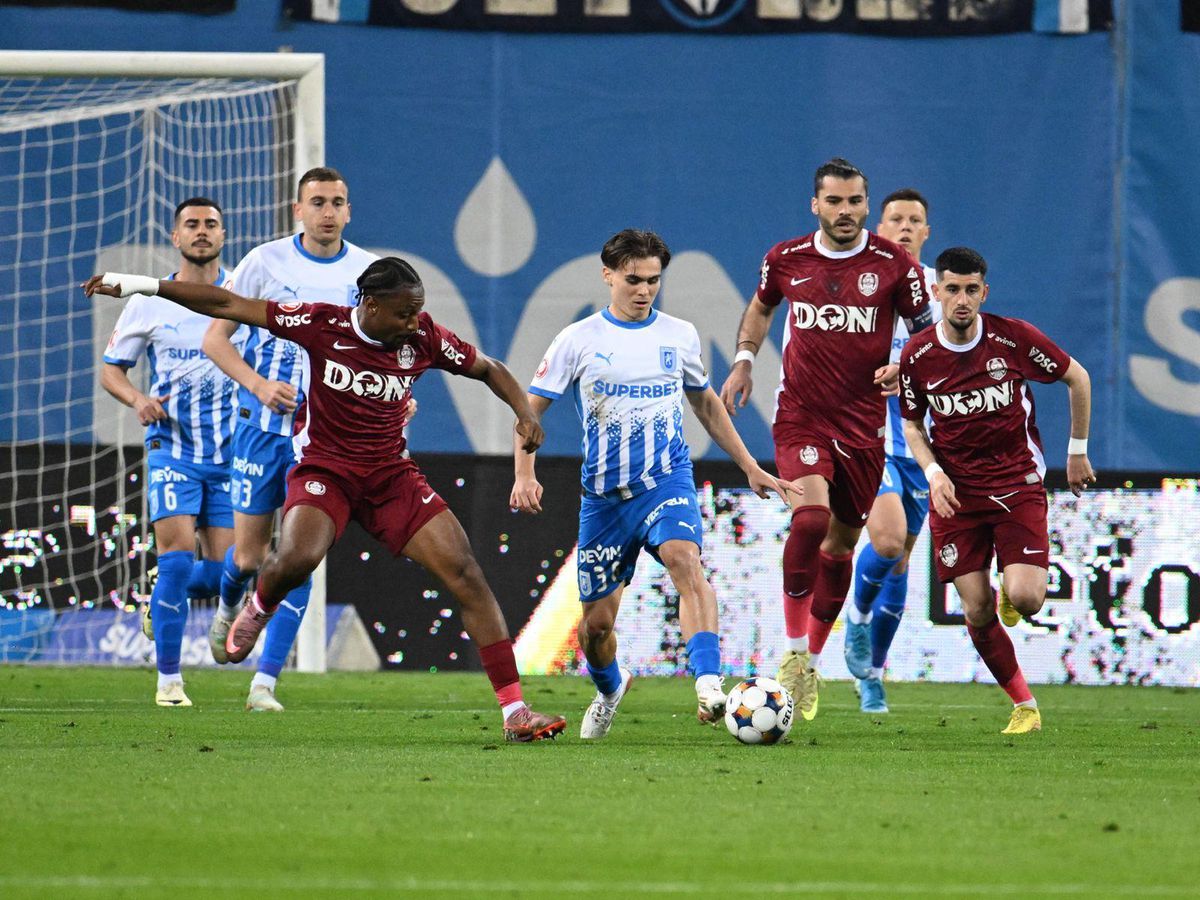 Universitatea Craiova - CFR Cluj, imagini de joc