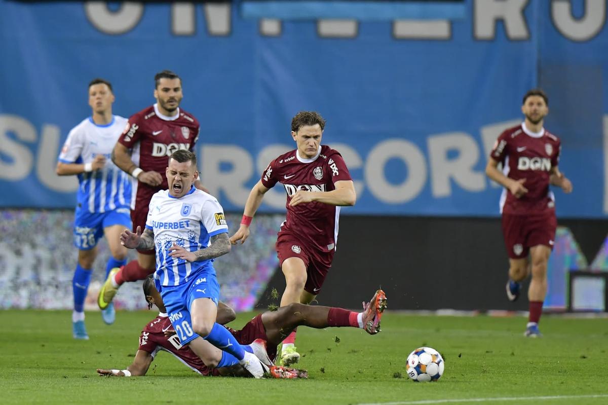 Universitatea Craiova - CFR Cluj, imagini de joc
