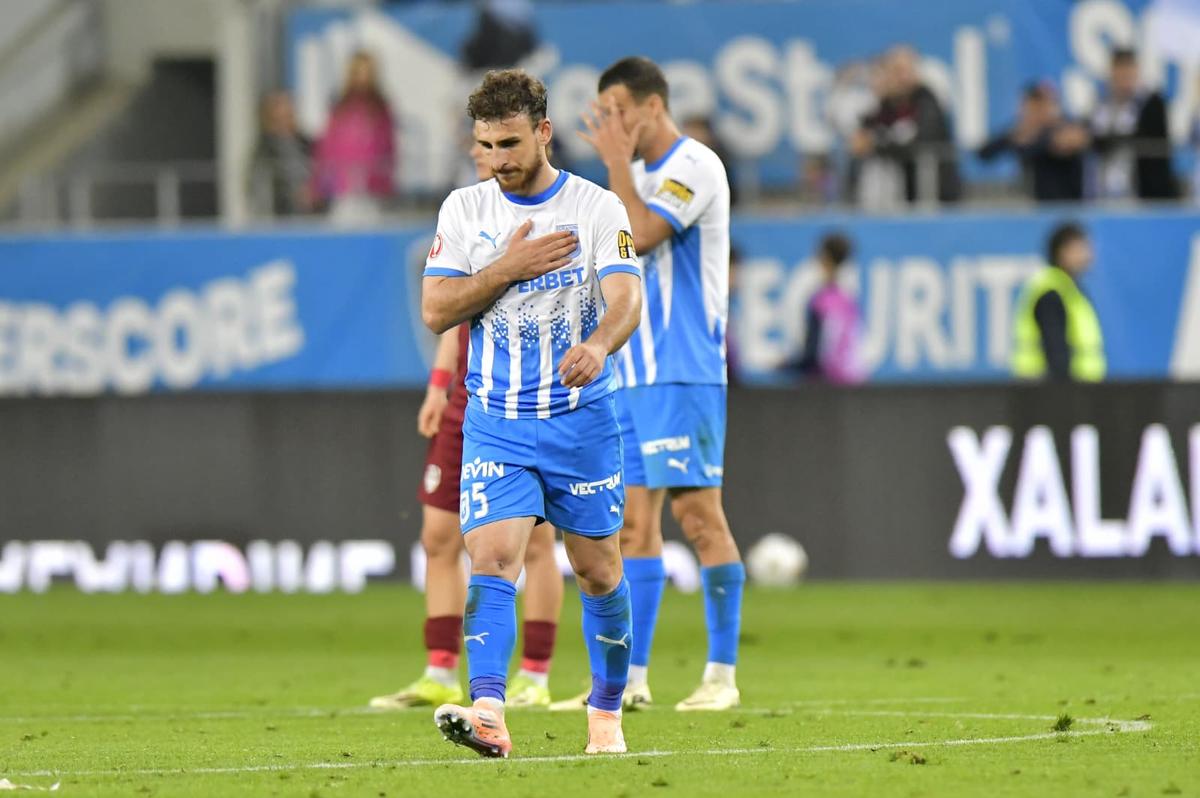 Universitatea Craiova - CFR Cluj, imagini de joc