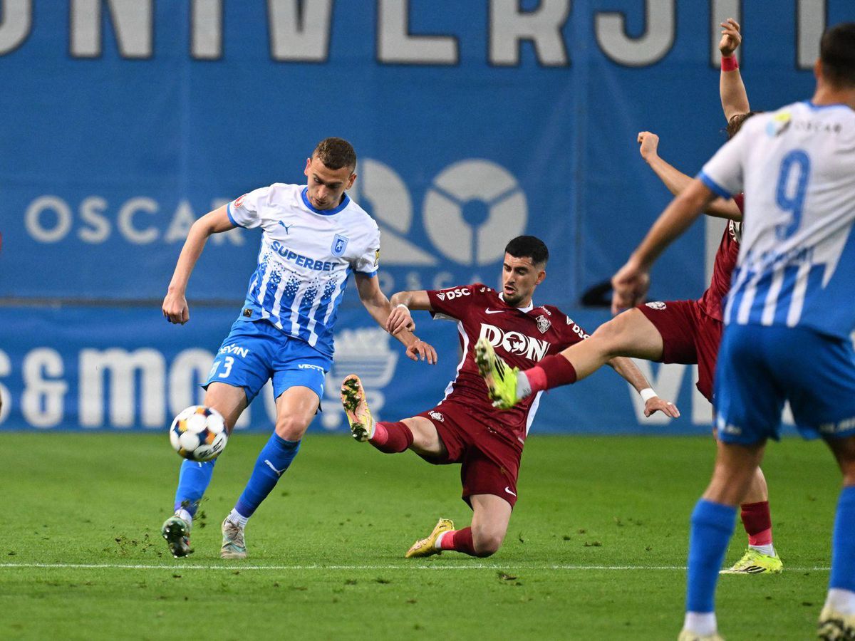Universitatea Craiova - CFR Cluj, imagini de joc
