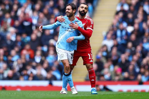 Bernardo Silva și Mohamed Salah / Foto: Imago Images