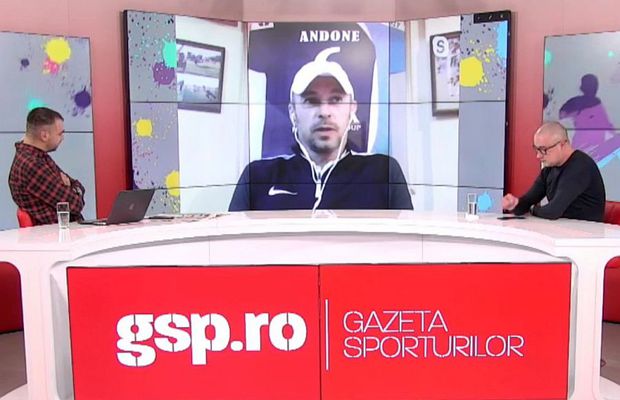 Bogdan Andone este invitat la GSP Live, miercuri, de la 09:01
