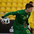 Ștefan Târnovanu în tricoul naționalei U19