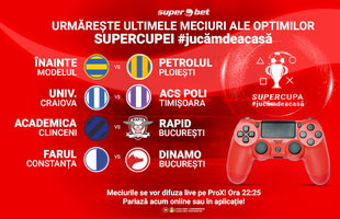 Luptă pentru semifinale în SuperCupa #jucămdeacasă. Doar Craiova și-a luat viteză după tur. Farul și Petrolul sunt și ele aproape de calificare