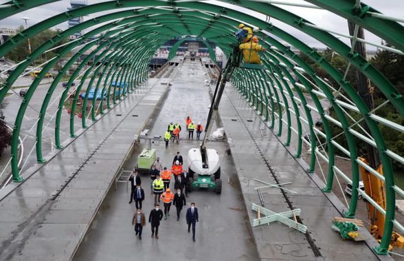 FOTO. Gică Popescu exultă: „De la aeroport la Gara de Nord în 15 minute! Proiectul meu de suflet e aproape gata” » Când va fi dată în folosință noua cale ferată