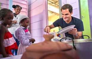 Roger Federer donează 1 milion de dolari! Beneficiari – copiii din Africa