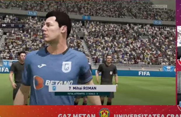 eCUPA României. VIDEO Mihai Roman II aduce prima eCupă a României la Craiova!