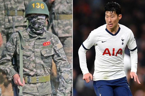Heung-Min Son, vedeta lui Tottenham, este nevoit să facă 3 săptămâni de stagiu militar // sursă foto: Twitter @ DailyStar_Sport