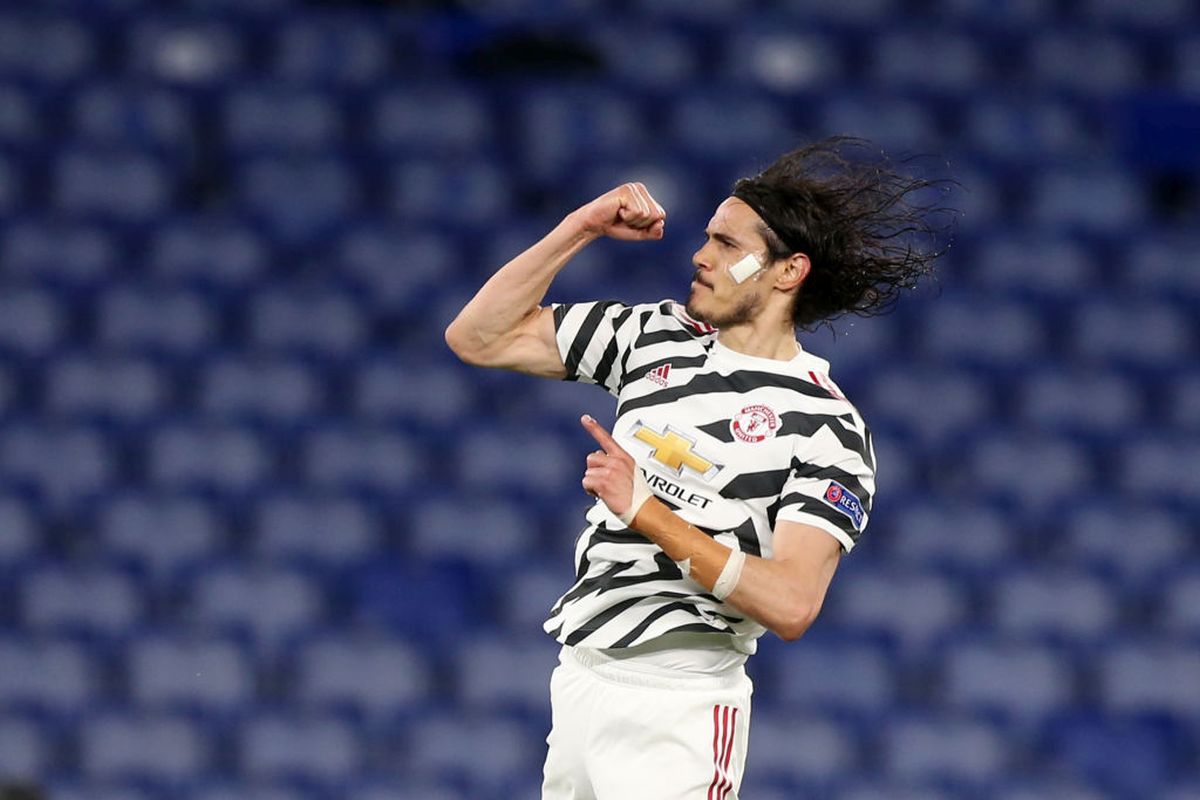 AS Roma - Manchester United 3-2 » Dublă formidabilă, cu 13 goluri! Încă o prestație de vis pentru Cavani