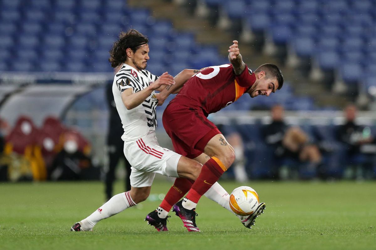 AS Roma - Manchester United 3-2 » Dublă formidabilă, cu 13 goluri! Încă o prestație de vis pentru Cavani