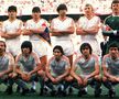 Echipa Stelei care a început finala CCE cu Barcelona pe 7 mai 1986, la Sevilla: rândul de sus - Boloni, Belodedici, Iovan, Pițurcă, Bumbescu, Duckadam; jos - Majearu, Lăcătuș, Bălan, Balint, Bărbulescu