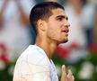 Imagini din meciul Carlos Alcaraz - Rafael Nadal / Sursă foto: Guliver/Getty Images