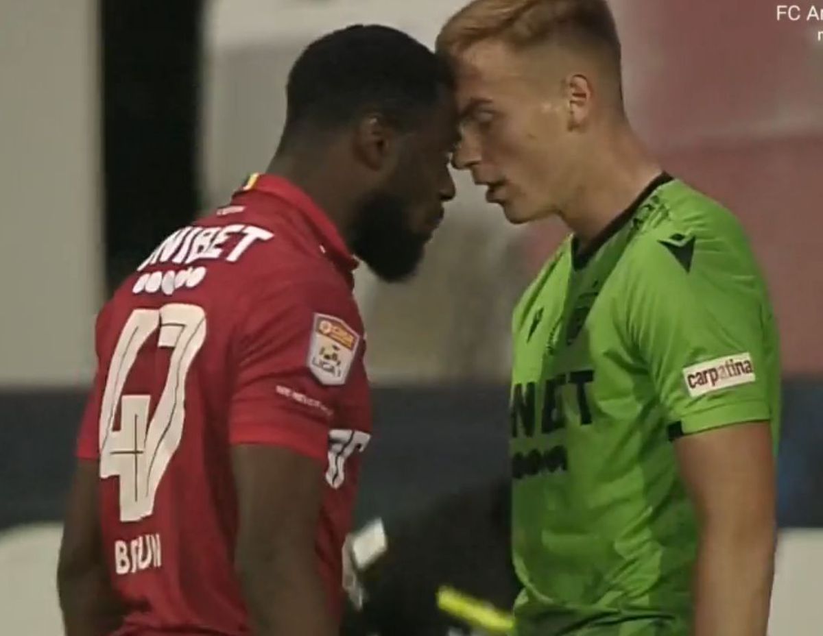 Dinamo, în „10” o repriză » Confuzie totală la Botoșani: de ce a fost eliminat Balthazar Pierret