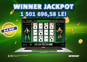 Să vezi și să crezi! Un norocos a câștigat un Jackpot ISTORIC la Winner de 1,500,000 de Leeeeeeei!!!