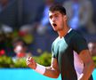 Imagini din meciul Carlos Alcaraz - Rafael Nadal / Sursă foto: Guliver/Getty Images