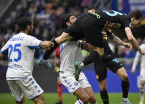 Inter, condusă cu 0-2 de Empoli pe Giuseppe Meazza în minutul 40! Cât s-a terminat