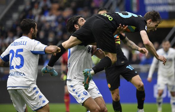 Inter, condusă cu 0-2 de Empoli pe „Giuseppe Meazza” în minutul 40! Cât s-a terminat
