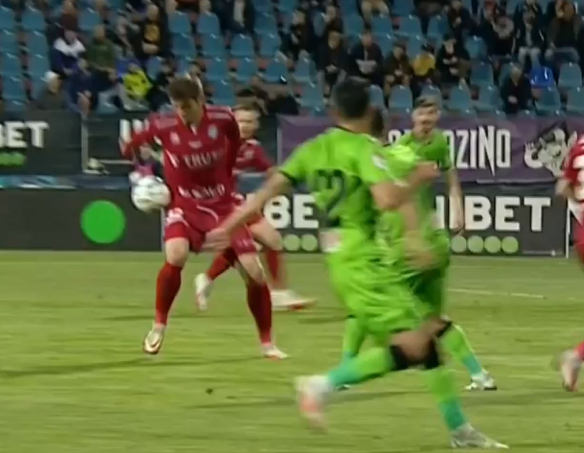 Dinamo a cerut penalty la Botoșani » Ce arată reluările TV: „E indiscutabil!”