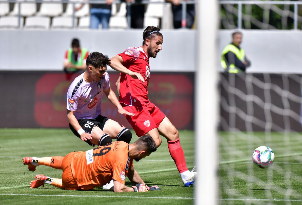 FC Dinamo - FC Unirea Dej 0-0, în play-off-ul ligii secunde (6 mai 2023)