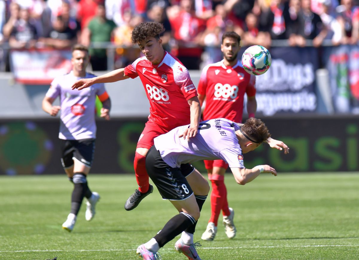 FC Dinamo - FC Unirea Dej 0-0, în play-off-ul ligii secunde (6 mai 2023)