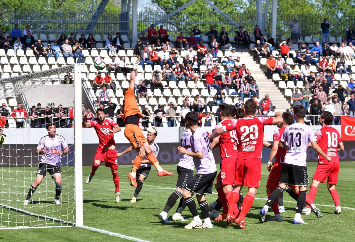 FC Dinamo - FC Unirea Dej 0-0, în play-off-ul ligii secunde (6 mai 2023)
