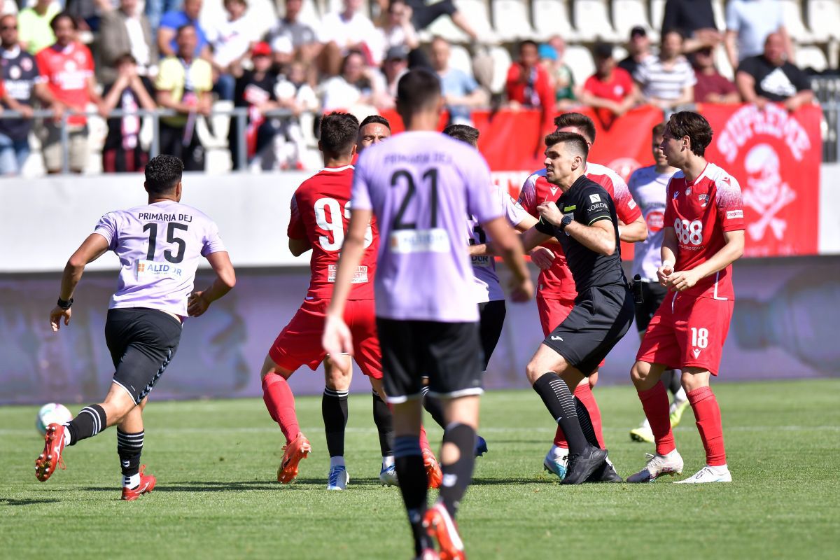 FC Dinamo - FC Unirea Dej 0-0, în play-off-ul ligii secunde (6 mai 2023)