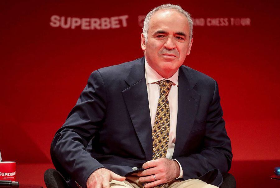Garry Kasparov la o etapă Superbet Chess Classic, foto: Imago Garry Kasparov, furios după întâlnirea Trump - Zelenski: „Rușine veșnică”