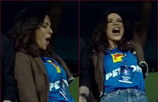 Cea mai sexy fană a Farului a făcut spectacol la meciul cu Rapid » S-a dezlănțuit în tribune, apoi a postat un mesaj ironic: „Nu plânge!”