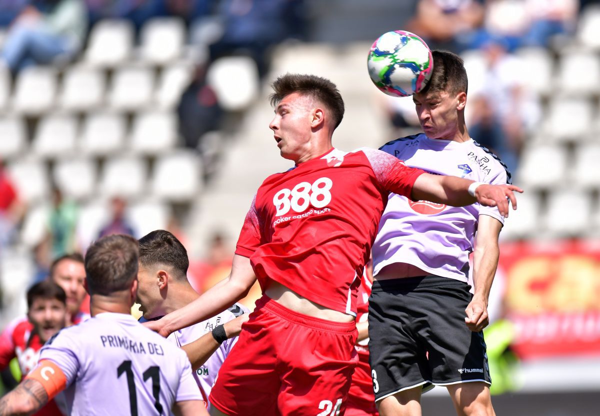 FC Dinamo - FC Unirea Dej 0-0, în play-off-ul ligii secunde (6 mai 2023)