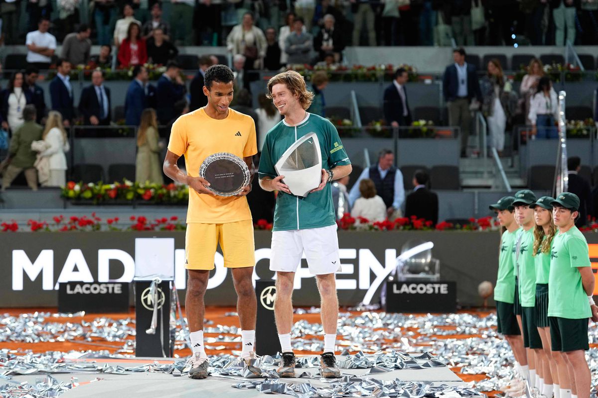 Andrey Rublev, victorios la Madrid după finala cu Felix Auger-Aliassime