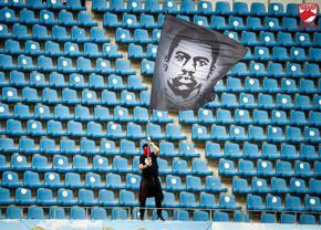 Moment de reculegere la Dinamo - Rapid în memoria lui Patrick Ekeng