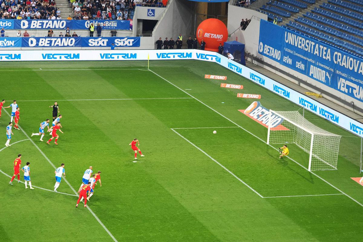 Penalty ratat de Olaru în Craiova - FCSB