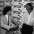 O poză de colecție, Luis Cesar Menotti, alături de Diego Maradona în 1982 / Foto: Imago