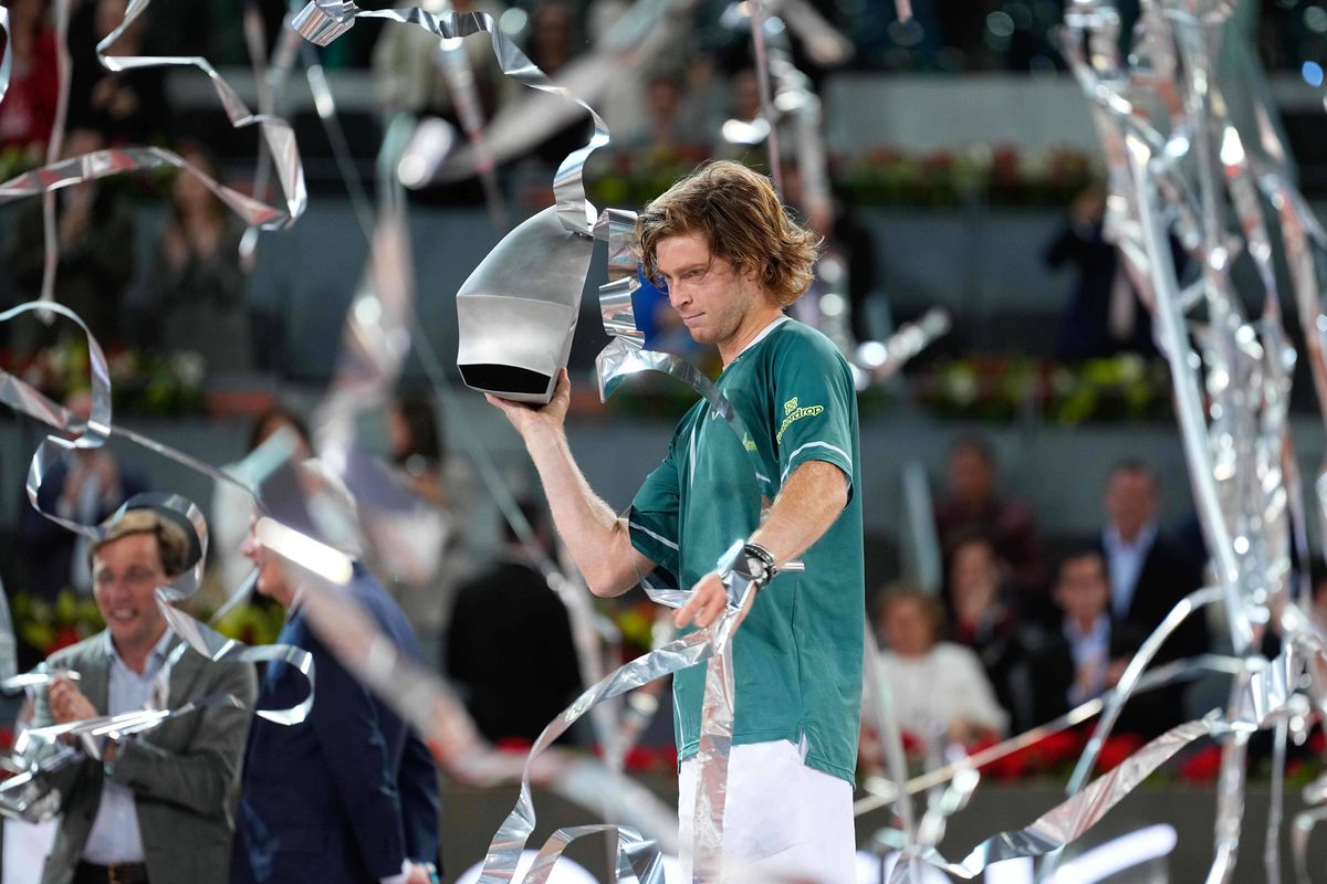 Andrey Rublev, victorios la Madrid după finala cu Felix Auger-Aliassime